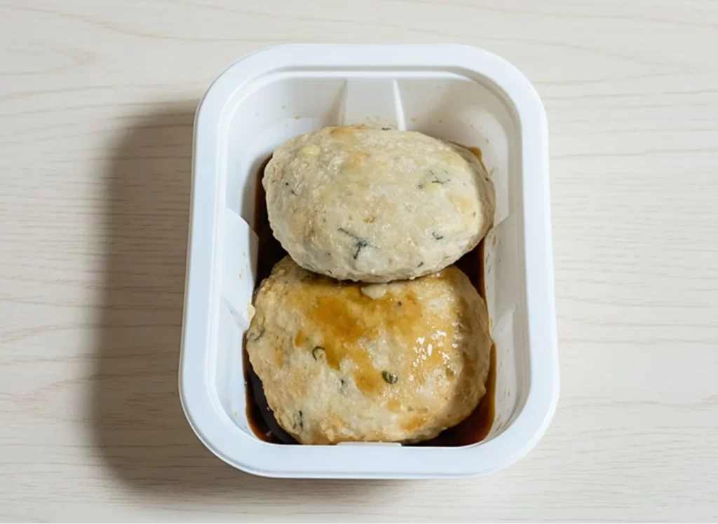 大葉入り鶏つくねのボリューム