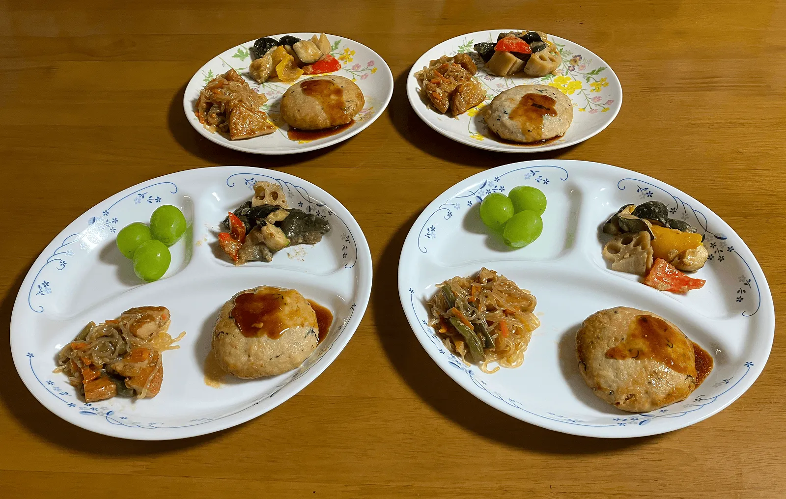 食卓に並べてみた様子